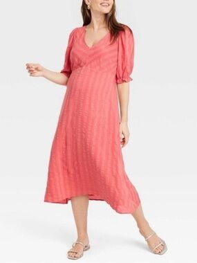 Hatch by Nines Coral Maternity Dress XS
